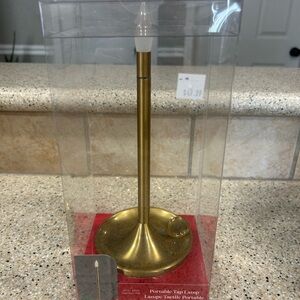 Michaels
10" Portable Tap Lamp by Ashland -Brass finish rechargeable